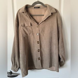 Nasty Gal Corduroy Button Up